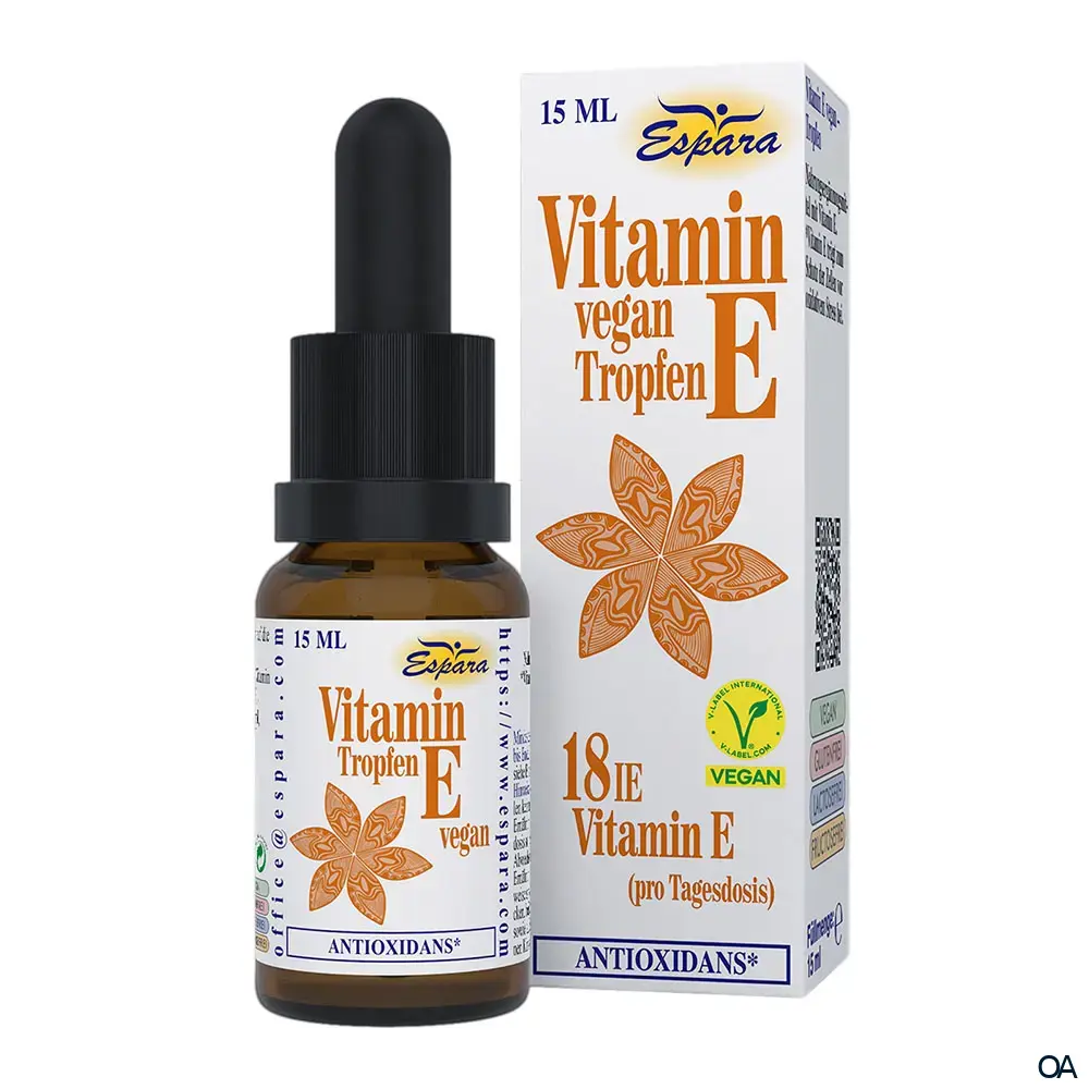 Espara Vitamin E vegan Tropfen