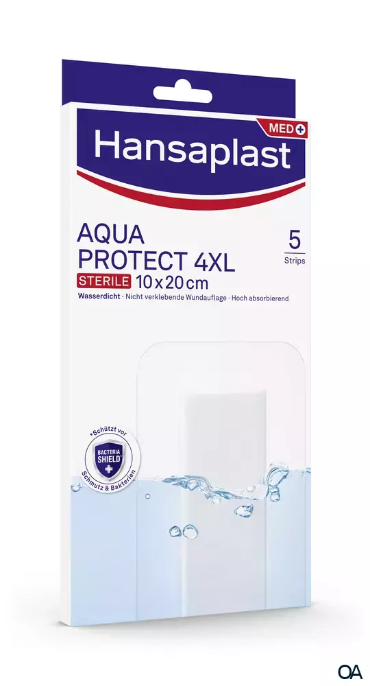 Hansaplast Antibakteriell Aqua Protect 4XL