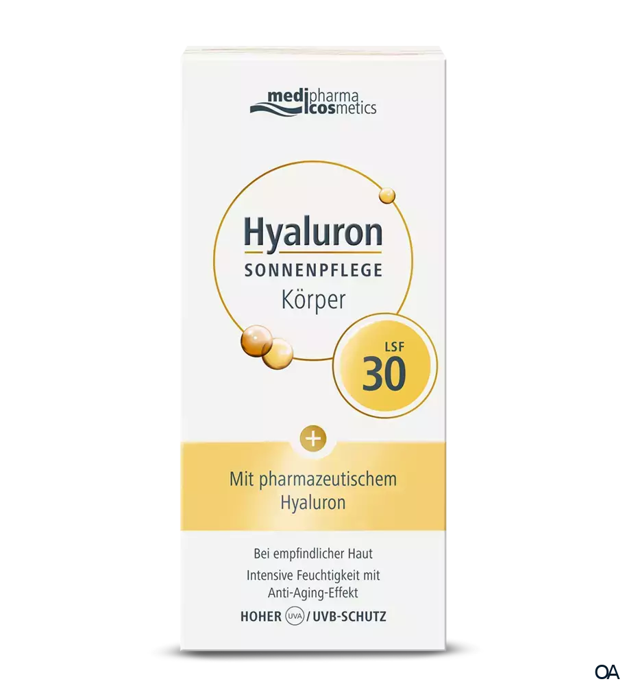 medipharma cosmetics Hyaluron Sonnenpflege Körper LSF 30