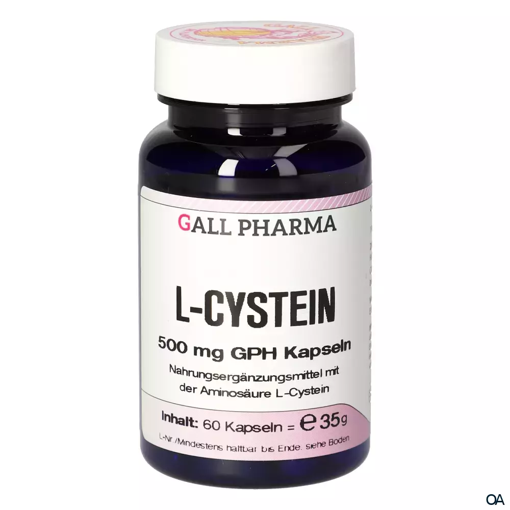 Gall Pharma L-Cystein 500 mg Kapseln Gall Pharma L-Cystein 500 mg Kapseln