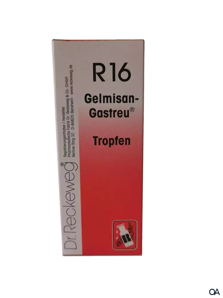 Dr. Reckeweg® Gelmisan-Gastreu® R16 Tropfen Dr. Reckeweg® Gelmisan-Gastreu® R16 Tropfen