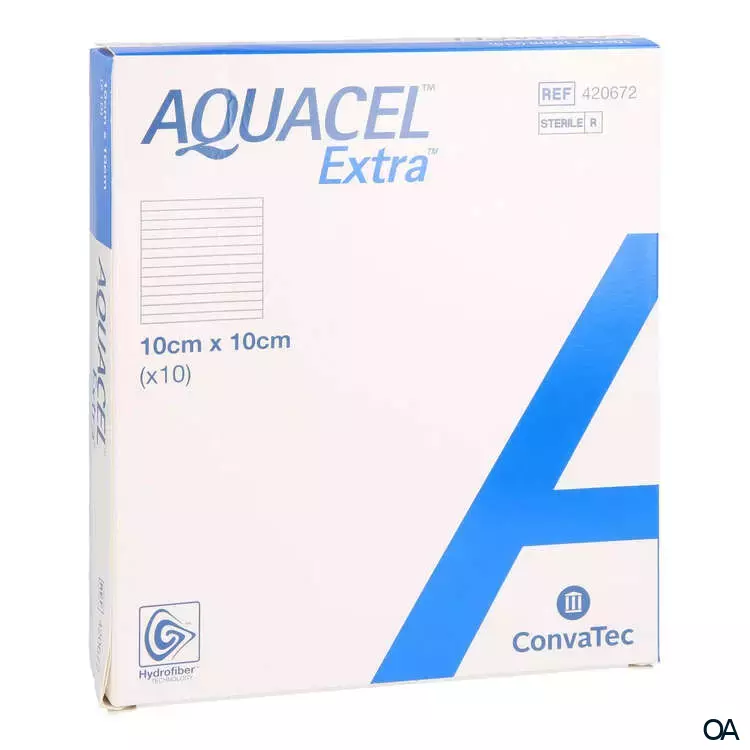 ConvaTec AQUACEL® Extra Wundauflage, steril, 10 x 10 cm