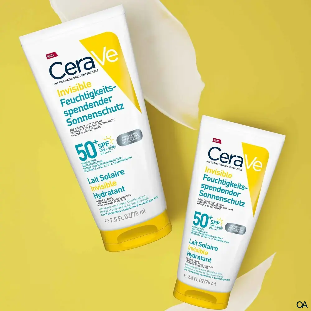 CeraVe Invisible Feuchtigkeitsspendender Sonnenschutz LSF 50+