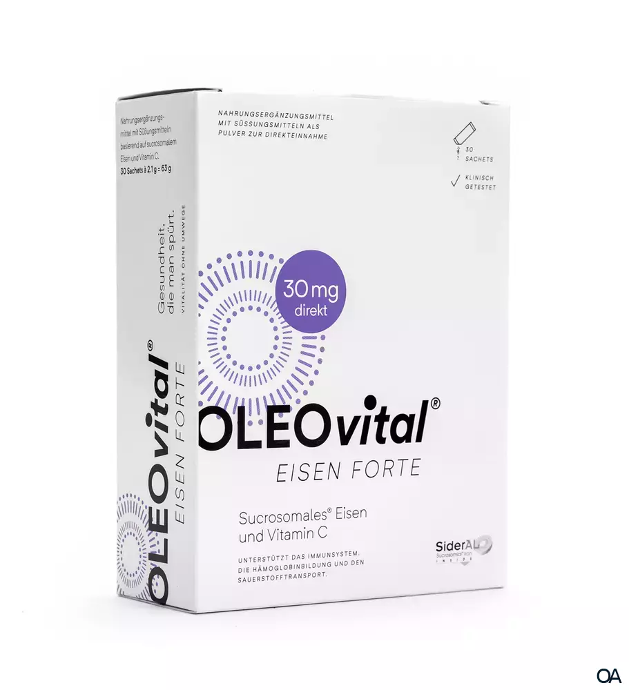 OLEOvital® EISEN FORTE  (30 mg Eisen) Sachets OLEOvital® EISEN FORTE  (30 mg Eisen) Sachets