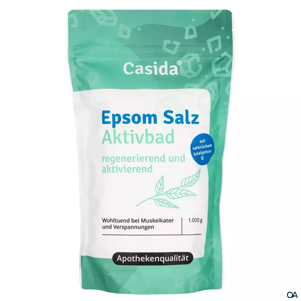 Casida Epsom Salz Aktivbad mit Eukalyptus und Rosmarin