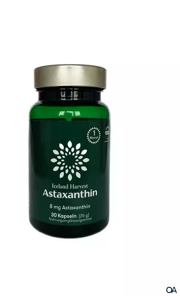 Iceland Harvest 8 mg Astaxanthin Kapseln Iceland Harvest 8 mg Astaxanthin Kapseln