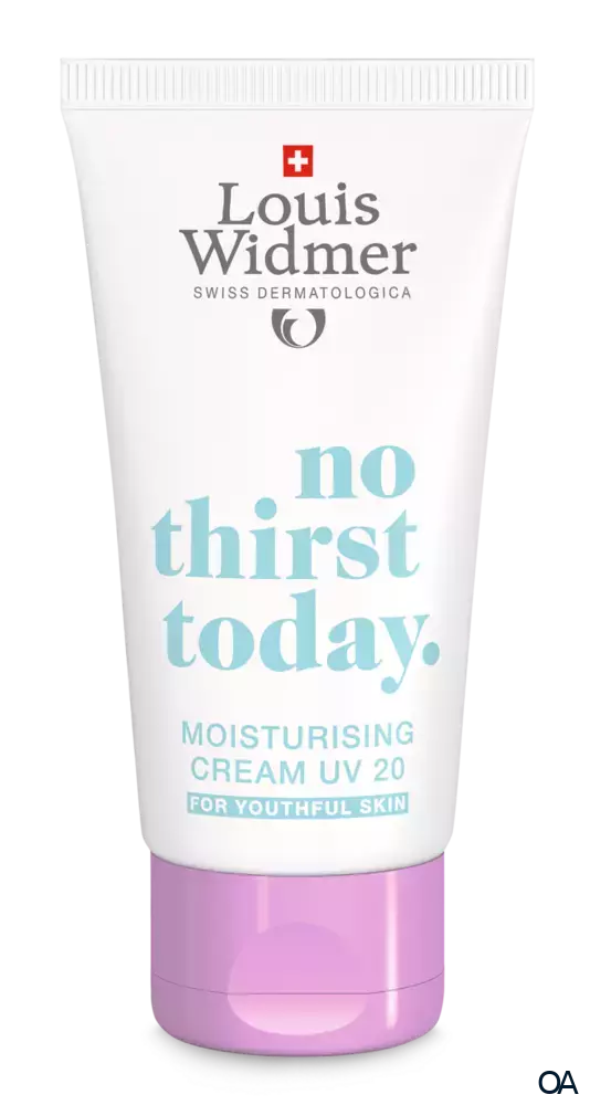 Louis Widmer Moisturising Cream UV 20 - no thirst today Louis Widmer Moisturising Cream UV 20 - no thirst today