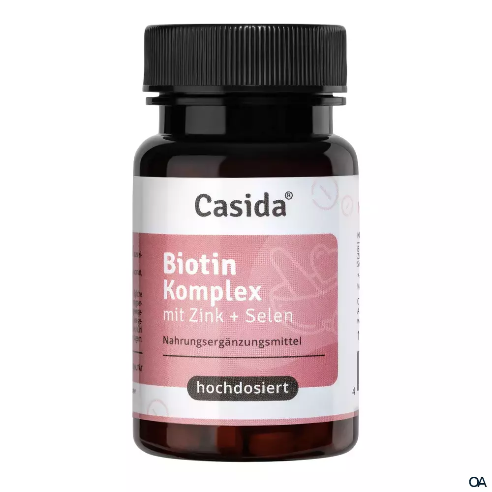 Casida Biotin Komplex mit Zink + Selen Kapseln Casida Biotin Komplex mit Zink + Selen Kapseln