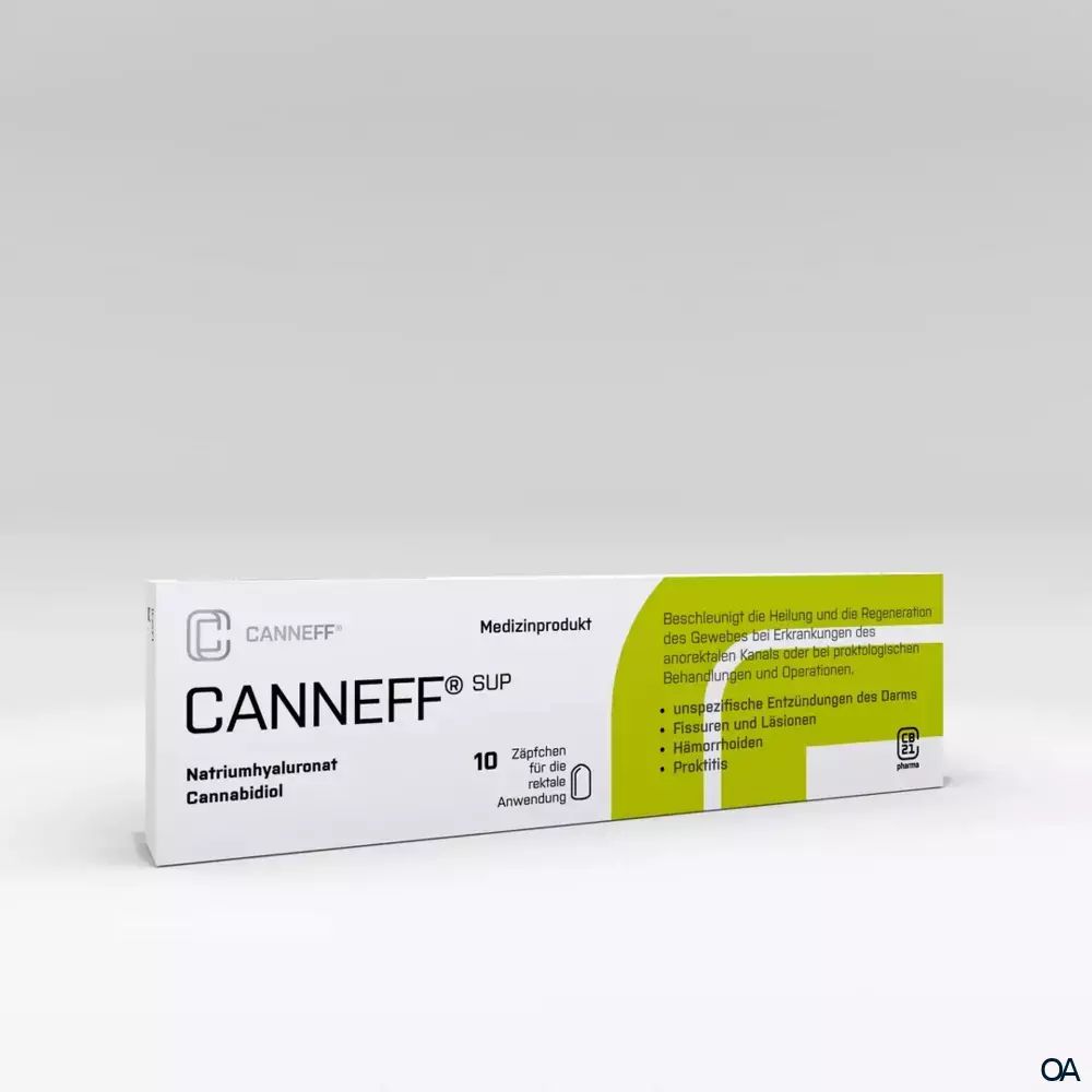 CANNEFF SUP Rektalsuppositorien CANNEFF SUP Rektalsuppositorien