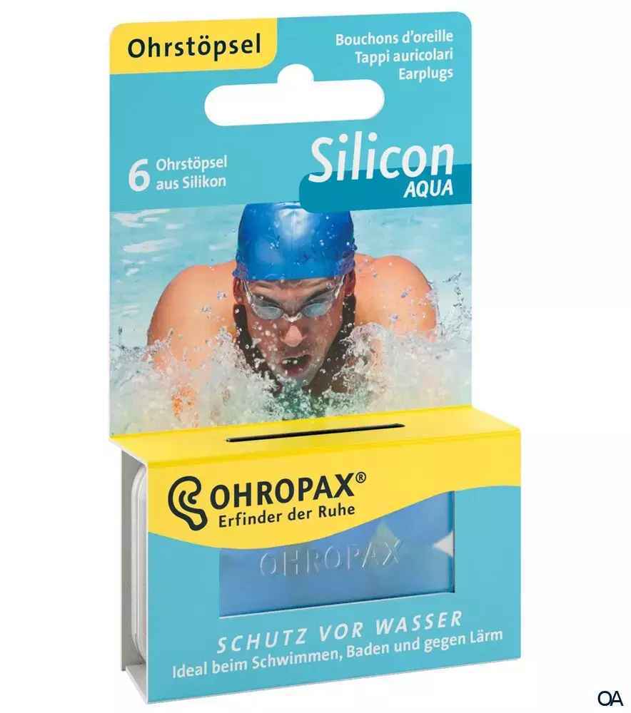 Ohropax AQUA Silicon Gehörschutzstöpsel