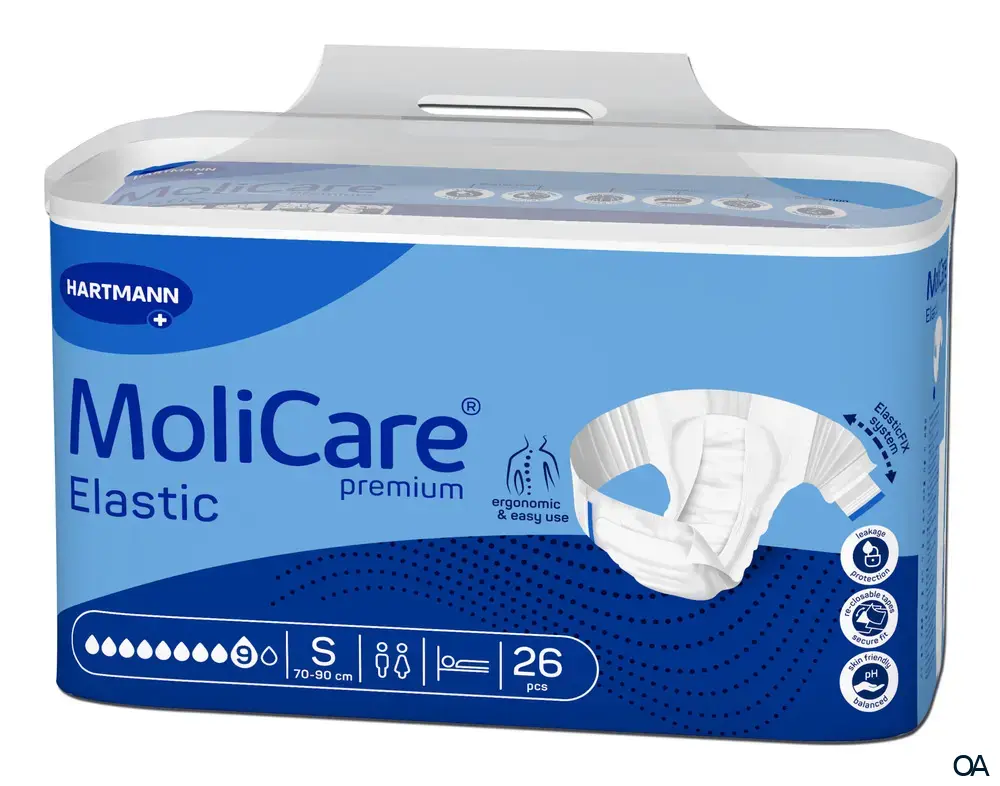MoliCare® Premium Elastic 9 Tropfen Inkontinenz-Slip Small