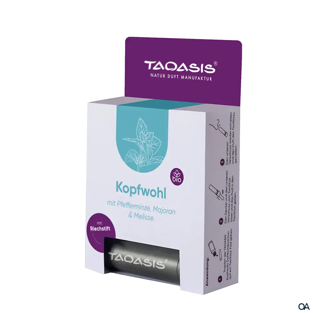 Taoasis Kopfwohl Duftset bio + Riechstift