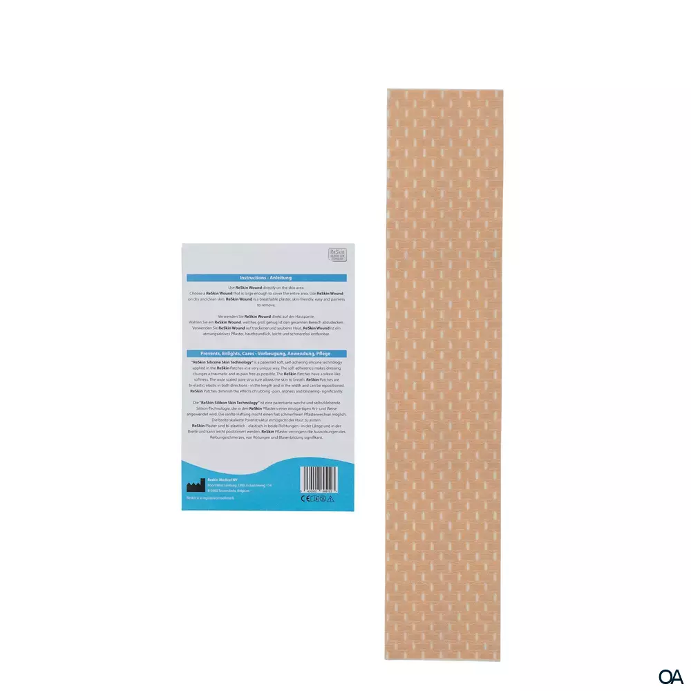 ReSkin® MED Wound Silikonpflaster 5 x 25 cm ReSkin® MED Wound Silikonpflaster 5 x 25 cm