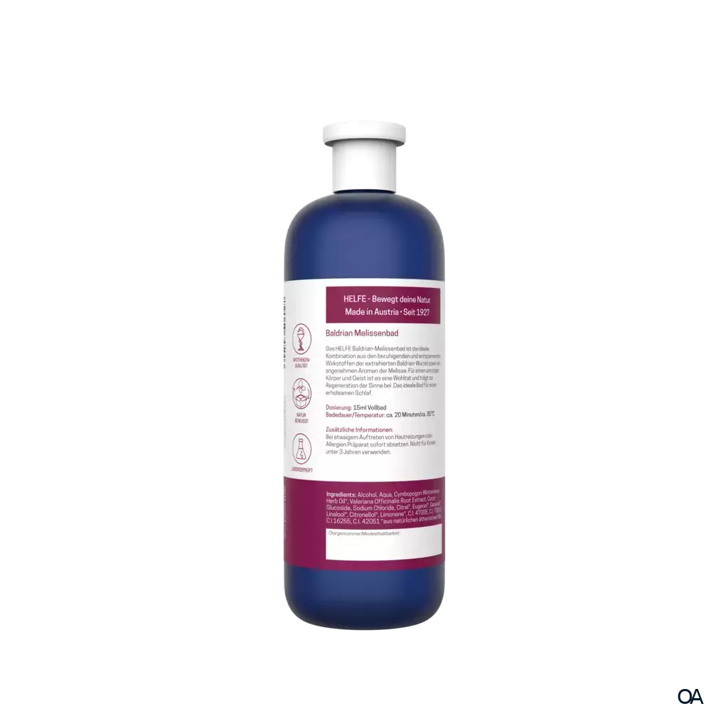 HELFE Baldrian-Melissenbad