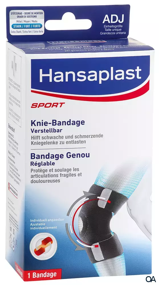 Hansaplast Sport Knie-Bandage Verstellbar