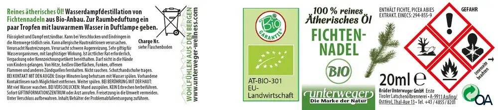 Unterweger Bio Fichtennadelöl