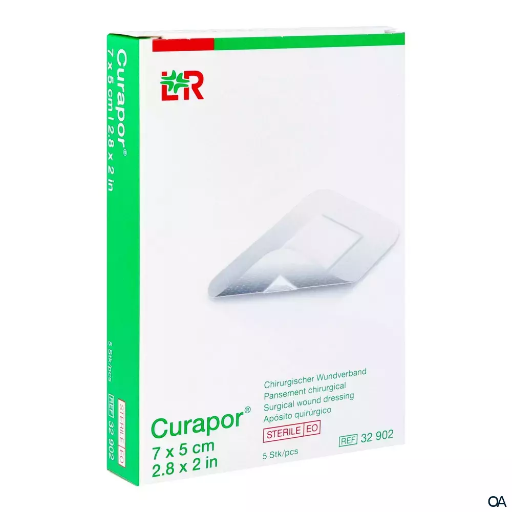 Curapor® Chirurgischer Wundverband steril, 7 x 5 cm