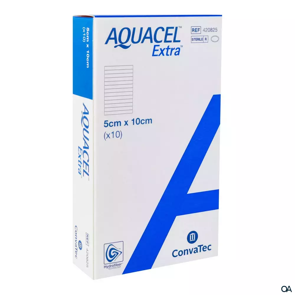 Convatec AQUACEL® Extra Wundauflage, steril, 5 x 10 cm Convatec AQUACEL® Extra Wundauflage, steril, 5 x 10 cm