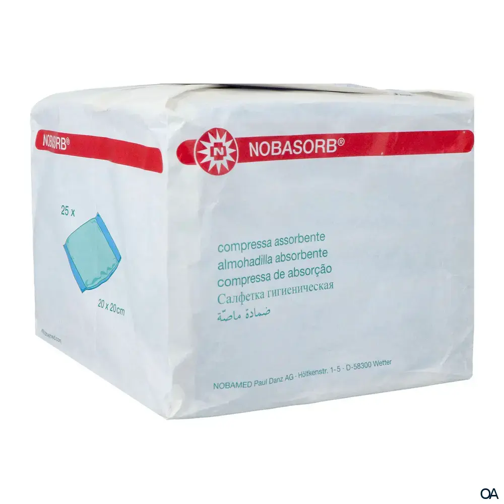 NOBASORB® Saugkompressen unsteril, 20 x 20 cm NOBASORB® Saugkompressen unsteril, 20 x 20 cm