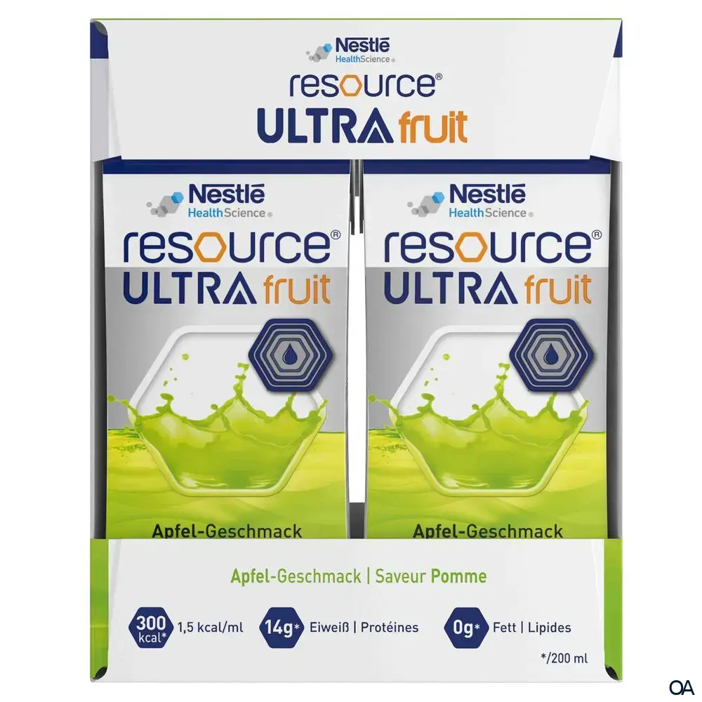 Resource® ULTRA fruit Apfel Trinknahrung 200 ml