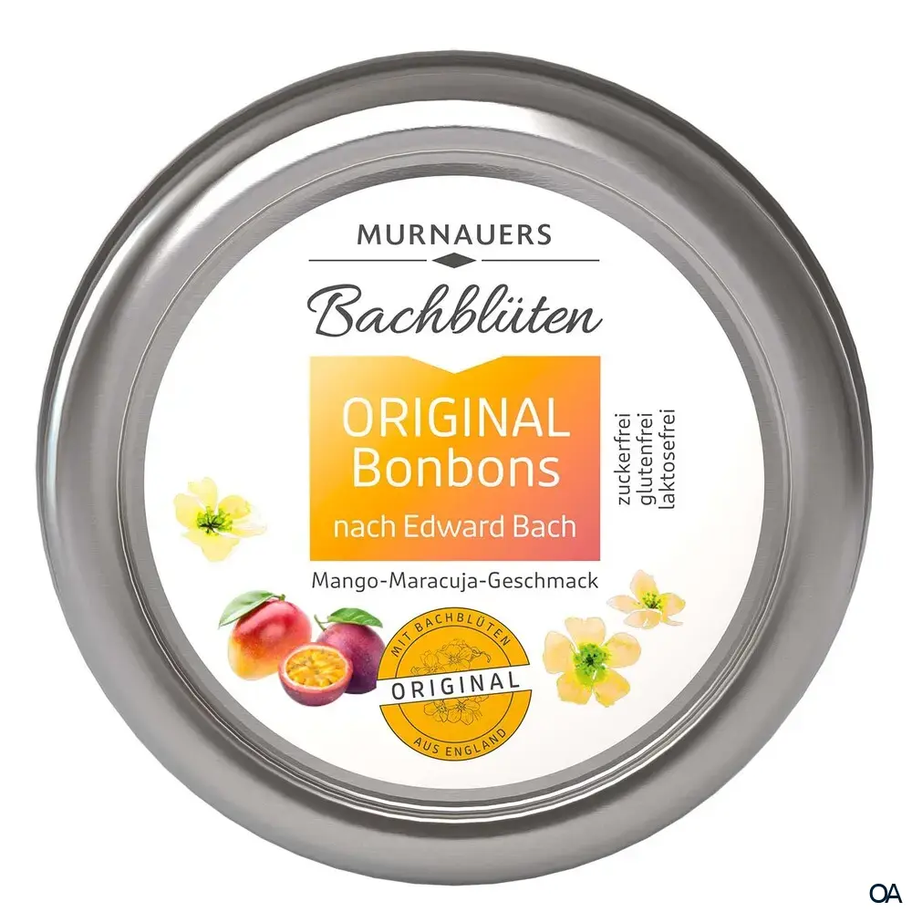 Murnauers Bachblüten ORIGINAL Bonbons Mango-Maracuja-Geschmack Murnauers Bachblüten ORIGINAL Bonbons Mango-Maracuja-Geschmack