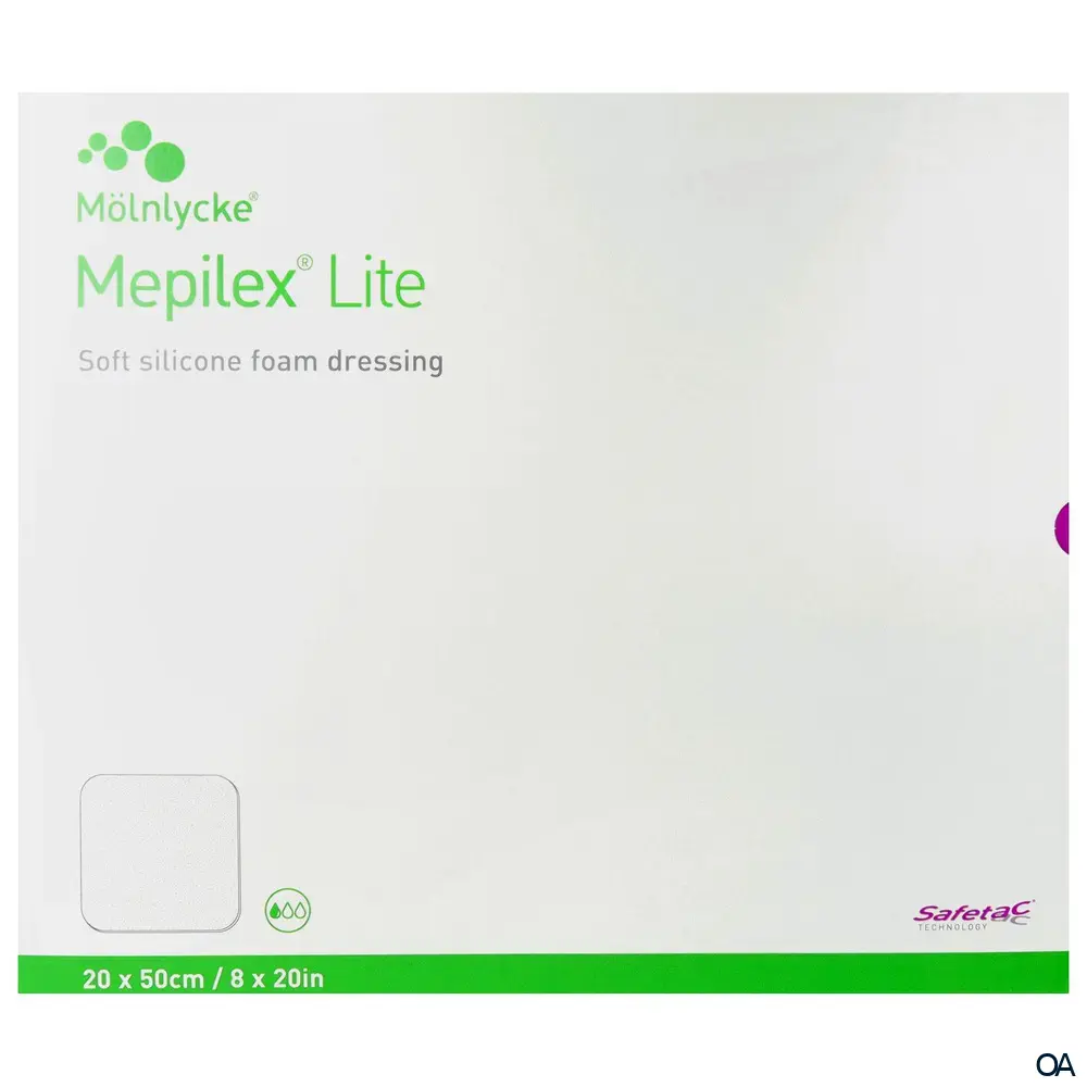 Mölnlycke Mepilex® Lite Silikon Schaumverband steril, 20 x 50 cm
