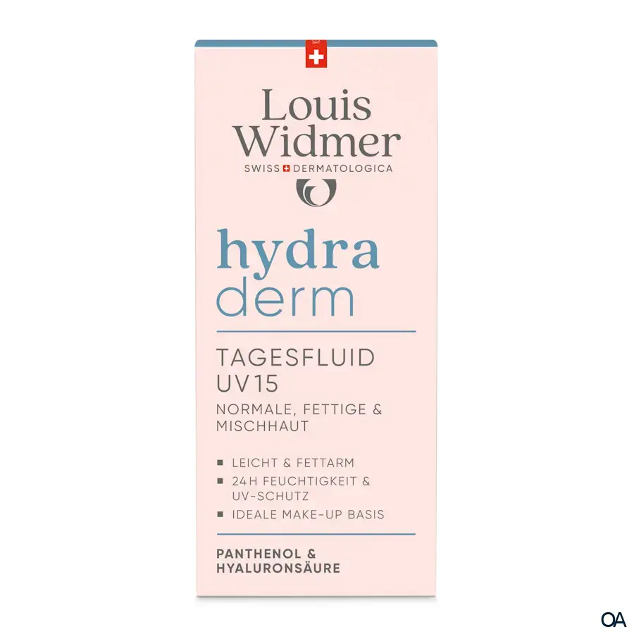 Louis Widmer hydraderm Tagesfluid UV 15 - leicht parfümiert Louis Widmer hydraderm Tagesfluid UV 15 - leicht parfümiert