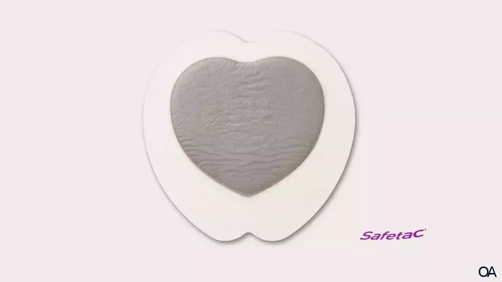 Mepilex® Border Sacrum Ag Schaumverband 18 x 18 cm