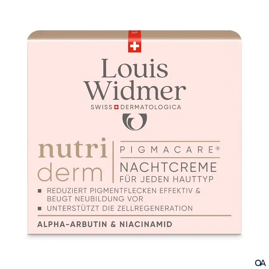 Louis Widmer nutriderm Pigmacare® Nachtcreme - leicht parfümiert