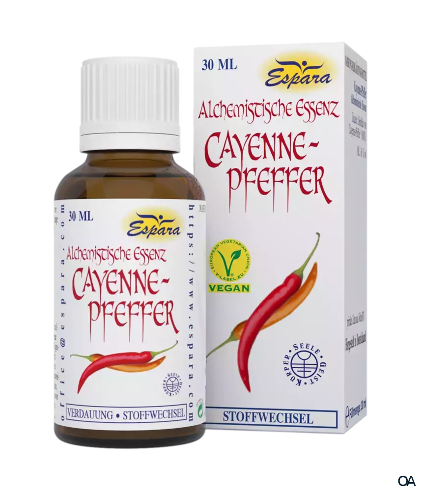 Espara Cayenne-Pfeffer Alchemistische Essenz - für Energie und innere Wärme Espara Cayenne-Pfeffer Alchemistische Essenz - für Energie und innere Wärme