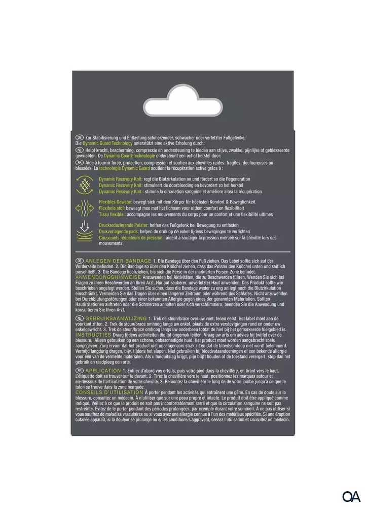 Hansaplast Performance Fußgelenk-Bandage S/M Hansaplast Performance Fußgelenk-Bandage S/M