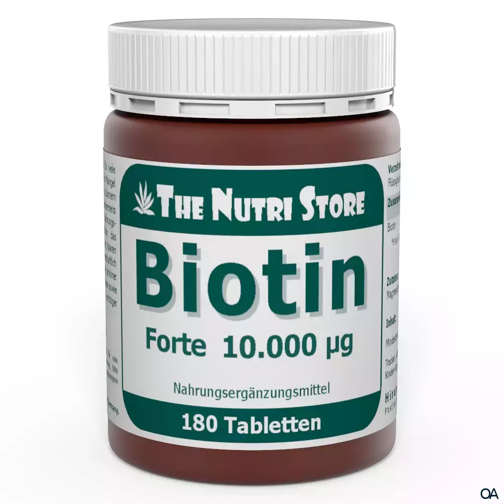 The Nutri Store Biotin Forte 10.000 mcg Tabletten The Nutri Store Biotin Forte 10.000 mcg Tabletten