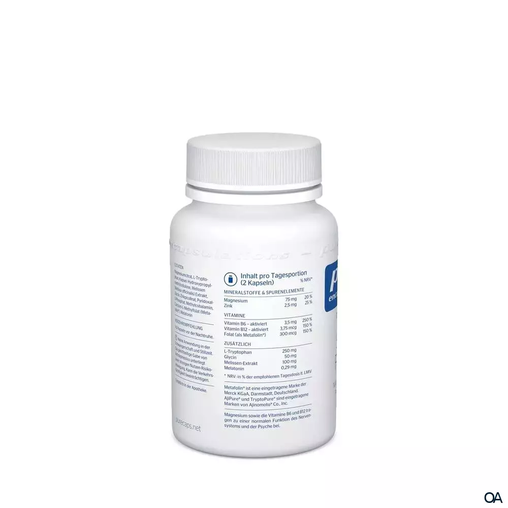 pure encapsulations® Schlaf Formel Kapseln