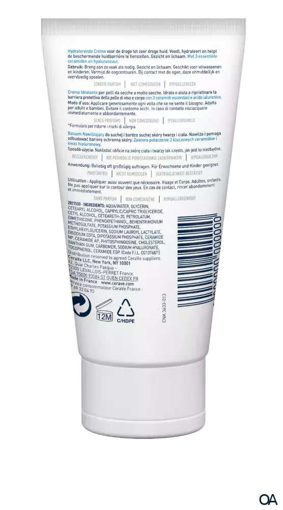 CeraVe Feuchtigkeitscreme CeraVe Feuchtigkeitscreme