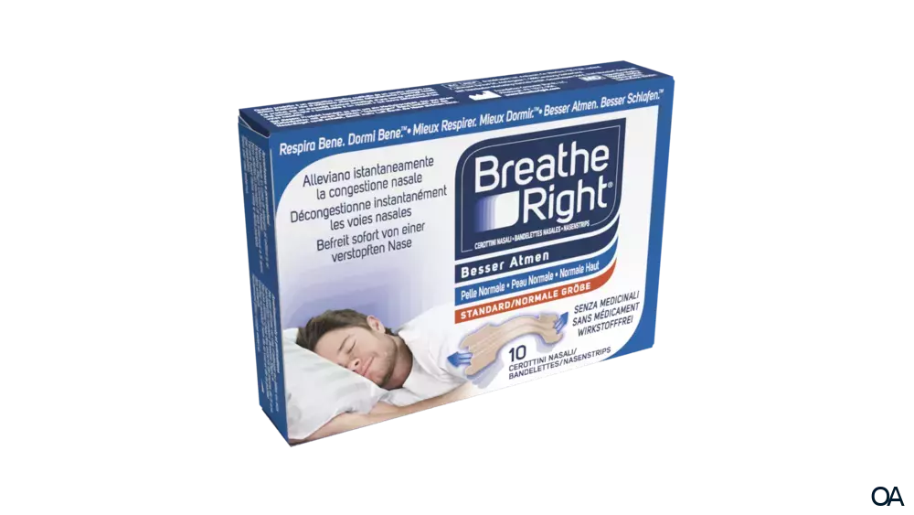 Besser Atmen Breathe Right® Nasenstrips Normal Beige Besser Atmen Breathe Right® Nasenstrips Normal Beige