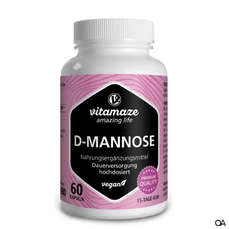 Vitamaze D-Mannose 500 mg hochdosiert Kapseln
