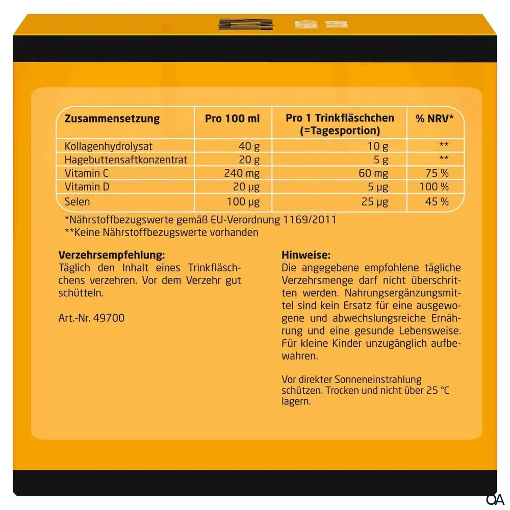 Litozin® Hagebutte + Kollagen Trinkfläschchen Litozin® Hagebutte + Kollagen Trinkfläschchen