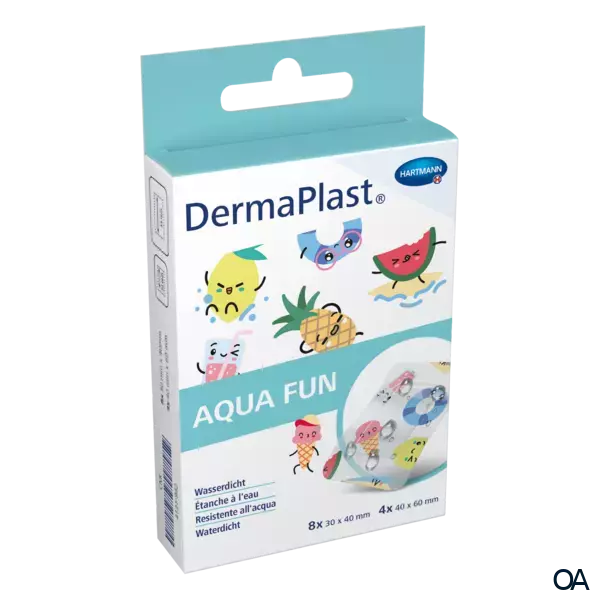 DermaPlast® Aqua Fun Kids Pflasterstreifen - 2 Größen DermaPlast® Aqua Fun Kids Pflasterstreifen - 2 Größen