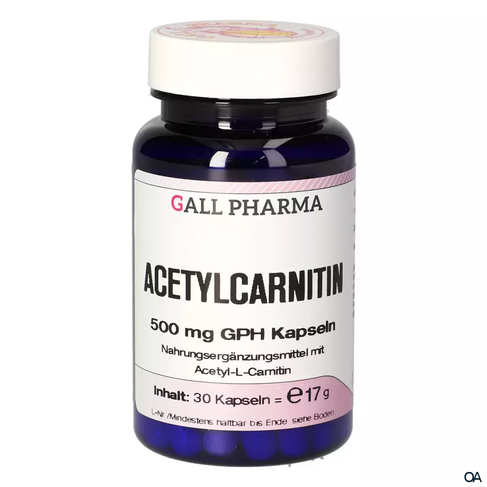 Gall Pharma Acetylcarnitin 500 mg Kapseln Gall Pharma Acetylcarnitin 500 mg Kapseln