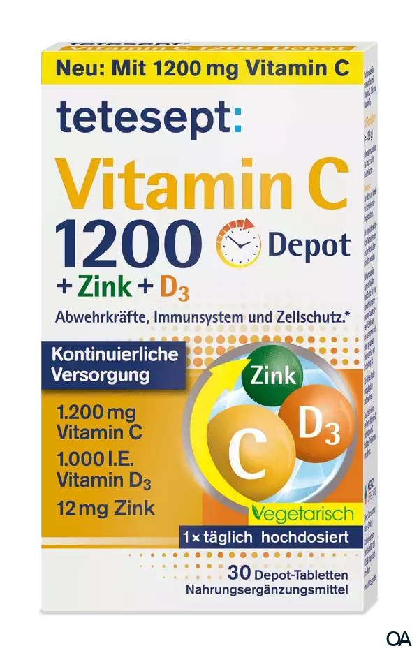 tetesept Vitamin C 1200 Depot-Tabletten