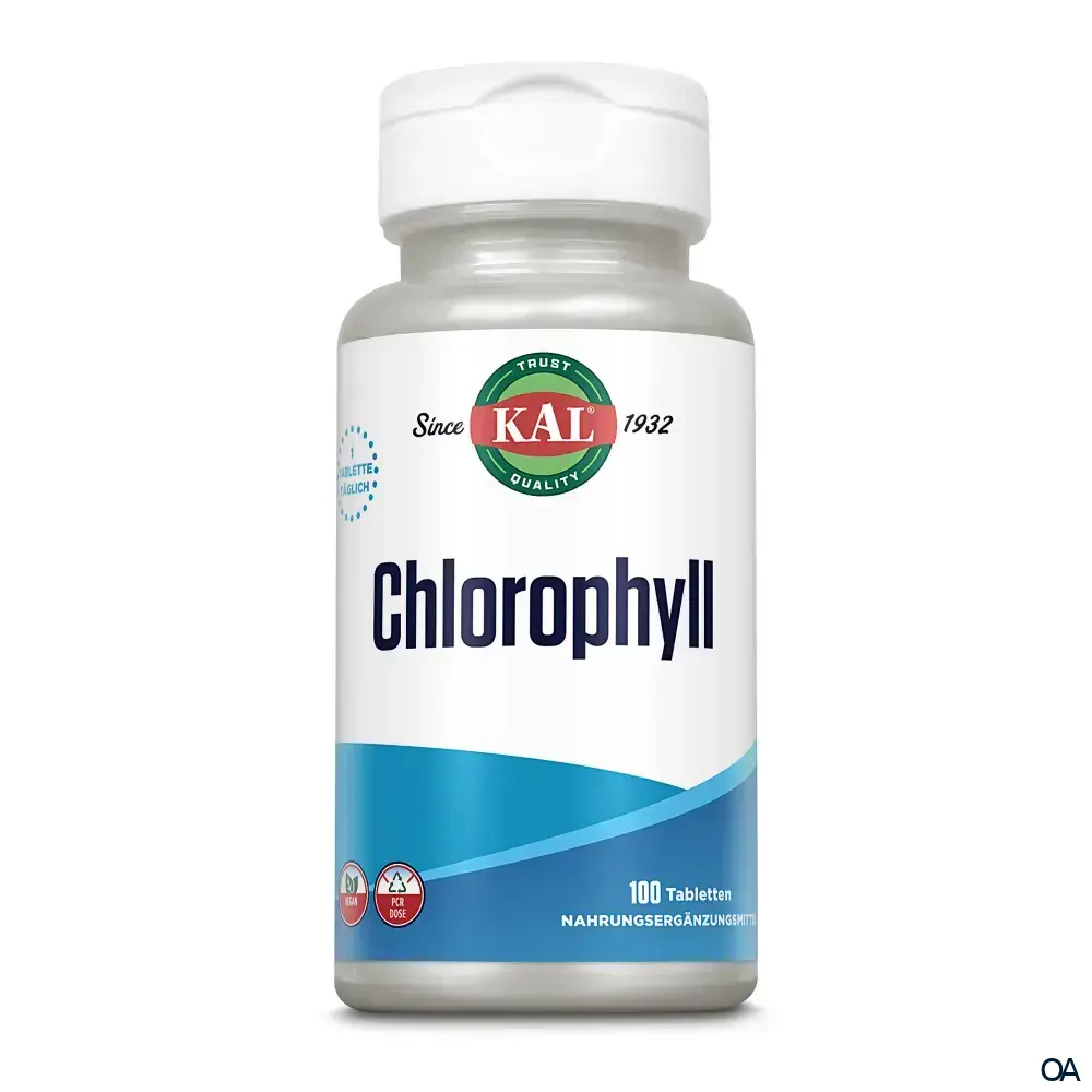 KAL Chlorophyll 20 mg Tabletten KAL Chlorophyll 20 mg Tabletten