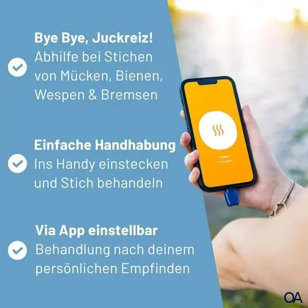 heat it® Insektenstichheiler classic - USB-C Android / Iphone 15 heat it® Insektenstichheiler classic - USB-C Android / Iphone 15