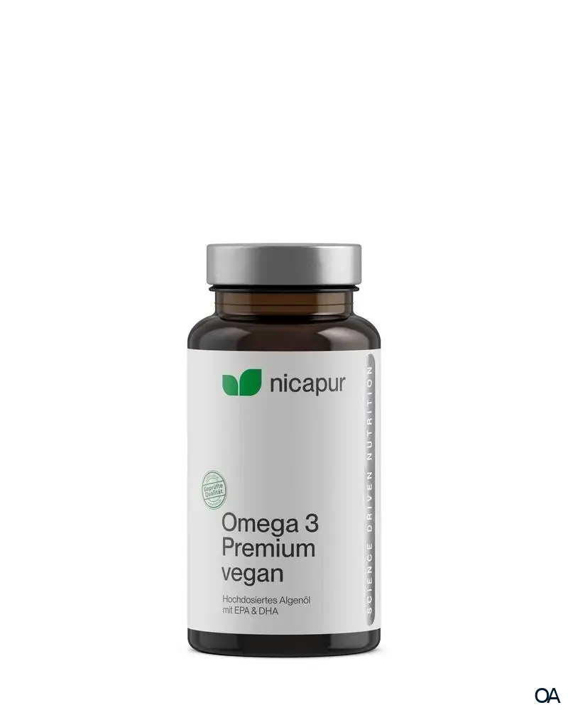 NICApur Omega 3 Premium vegan Kapseln