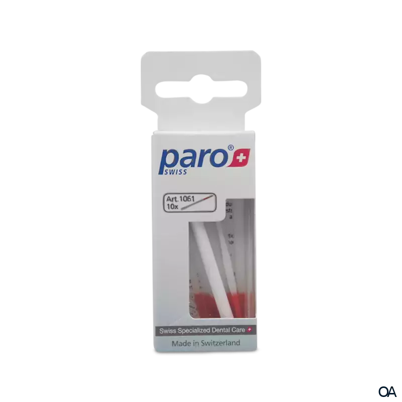 paro® brush-sticks, Kunststoffzahnstocher mit Flaumbürste paro® brush-sticks, Kunststoffzahnstocher mit Flaumbürste