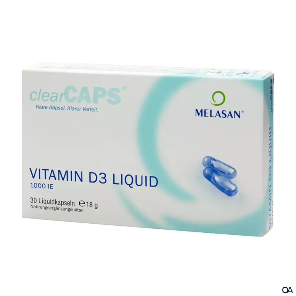 Melasan Vitamin D3 Liquid Kapseln 1000 I.E. Melasan Vitamin D3 Liquid Kapseln 1000 I.E.