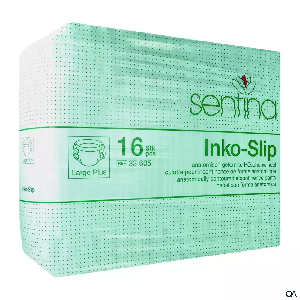 Sentina® Inko Slip anatomisch geformte Höschenwindeln - Größe: Large Plus Sentina® Inko Slip anatomisch geformte Höschenwindeln - Größe: Large Plus