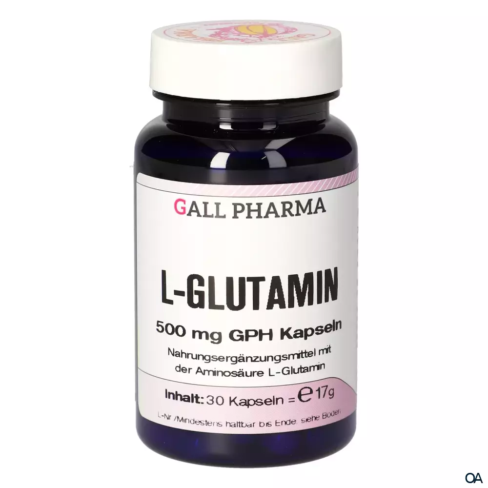 Gall Pharma L-Glutamin 500 mg Kapseln Gall Pharma L-Glutamin 500 mg Kapseln