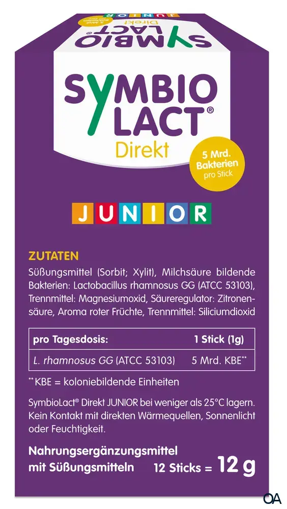SymbioLact® Direkt Junior Sticks SymbioLact® Direkt Junior Sticks