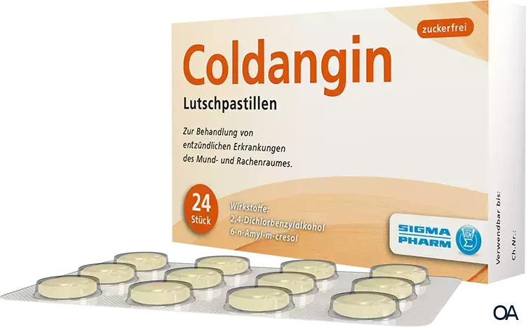 Coldangin Lutschpastillen zuckerfrei Coldangin Lutschpastillen zuckerfrei