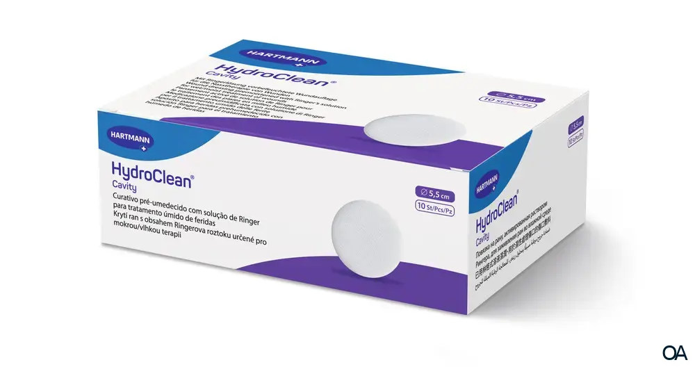 HydroClean® Cavity hydroaktive Wundauflagen steril, Ø 5,5 cm HydroClean® Cavity hydroaktive Wundauflagen steril, Ø 5,5 cm